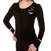 Banned - Bat Cardigan - Vleermuizen - Zwart Product image